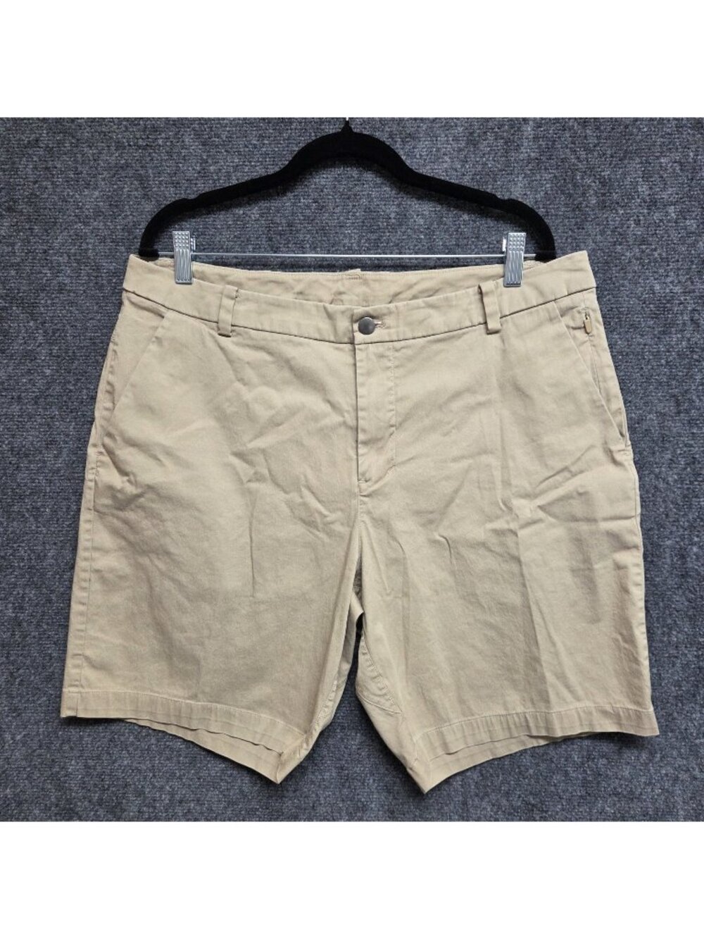 Lululemon Short Mens 36 Brown Commission Classic-Fit 9" Warpstreme ABC Casual